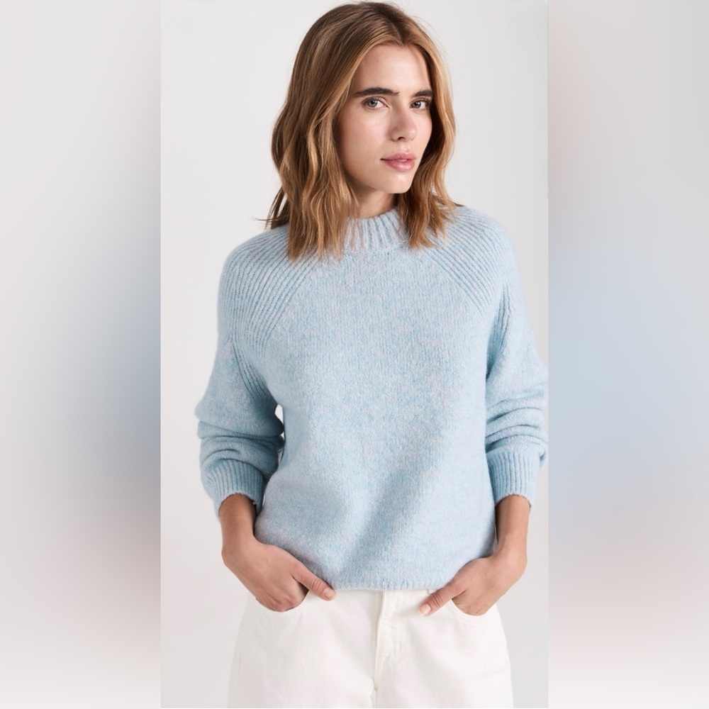NWT Closed - Crew Neck Long Sleeve Sweater Blue Water - Size XXS - in store